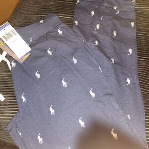 Ralph Lauren Navy Polo Player Logo Leggings
